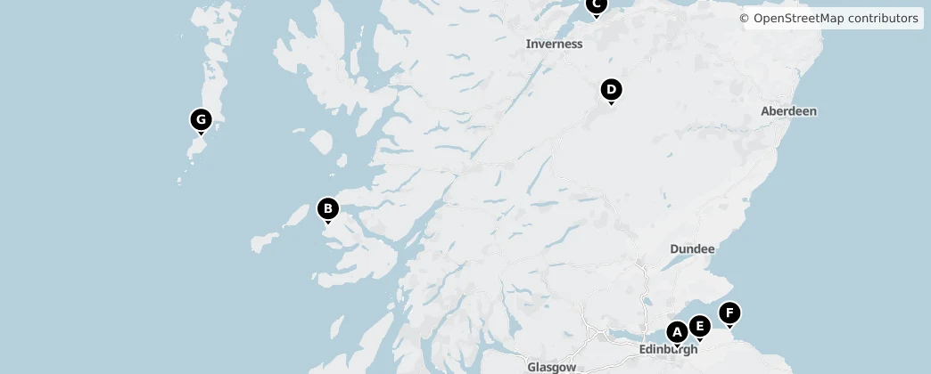 Map of Scozia