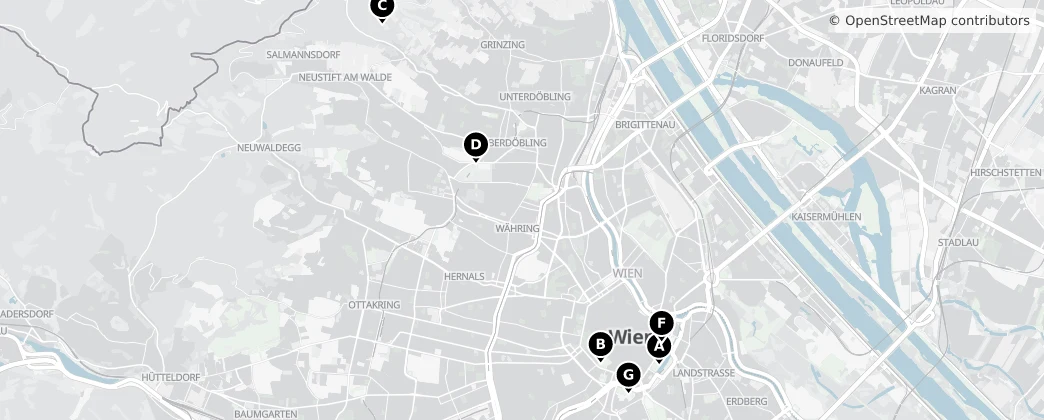 Map of Selva Viennese
