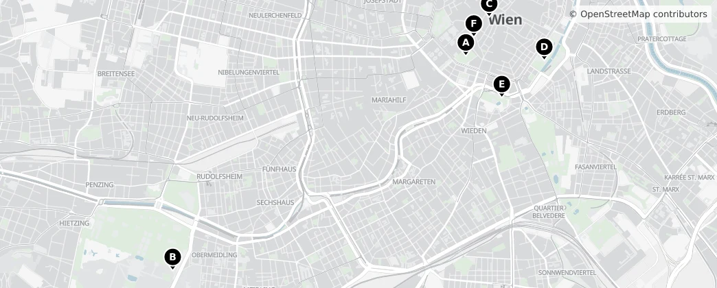 Map of Selva Viennese