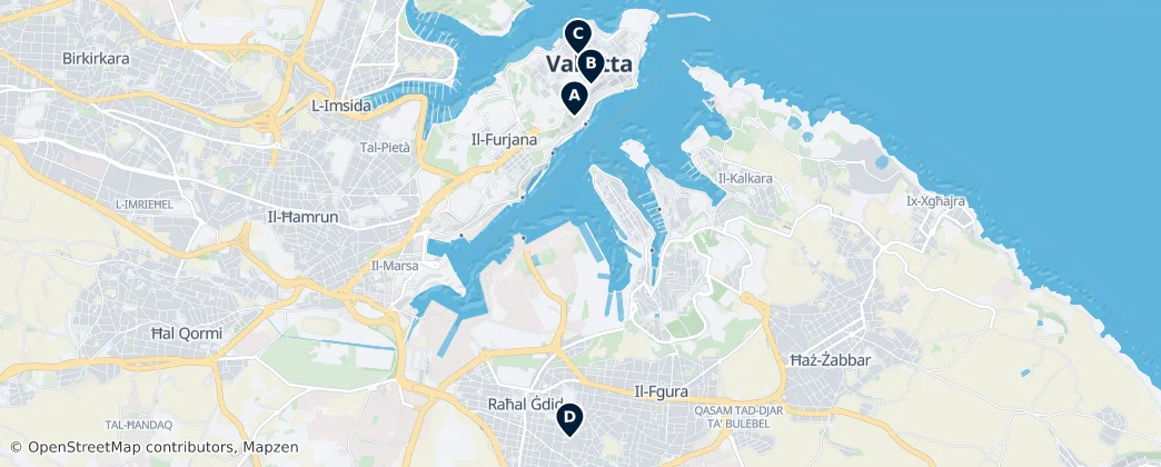 Map of Senglea