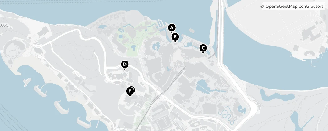 Map of Sentosa