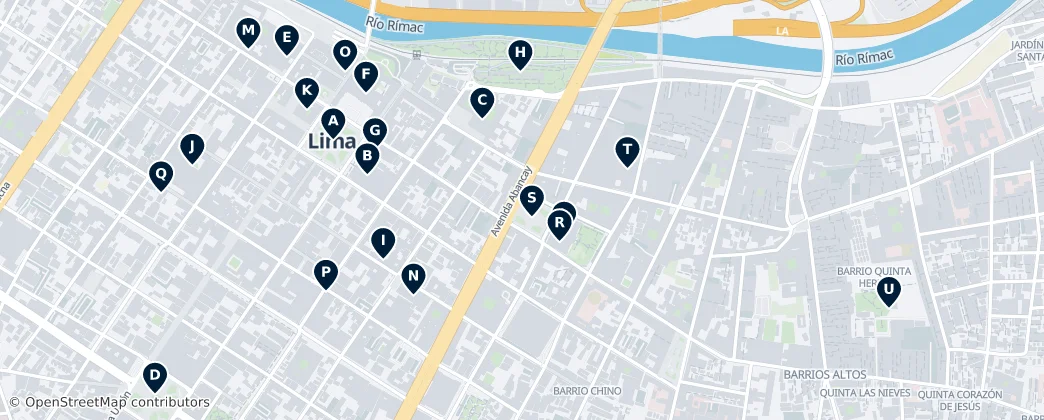 Map of Historic Centre