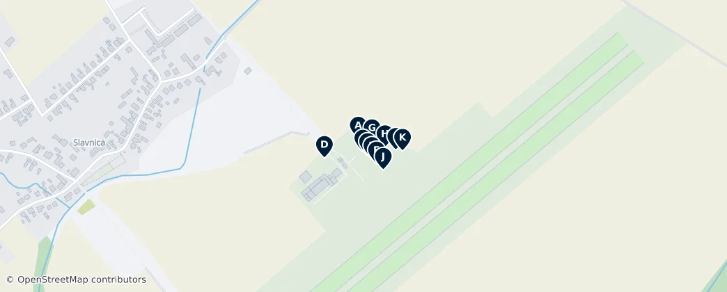 Map of Slavnica