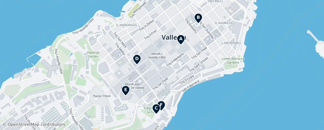 Map of Sliema