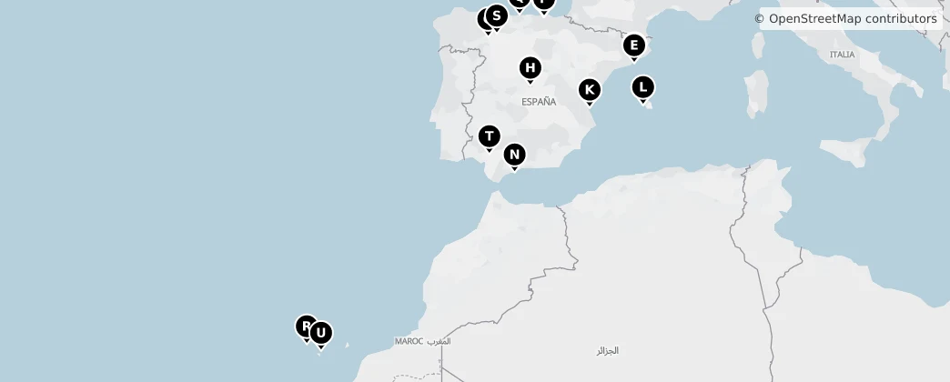 Map of Spagna