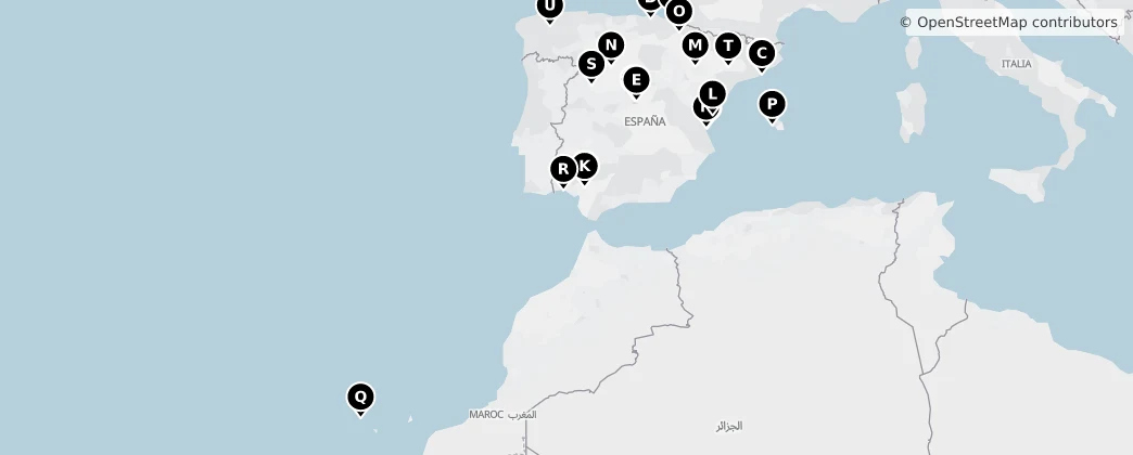 Map of Spagna