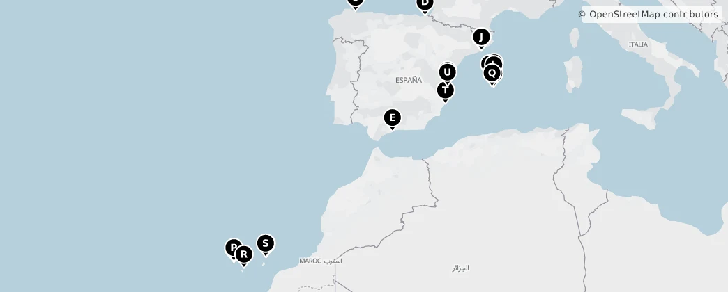 Map of Spagna