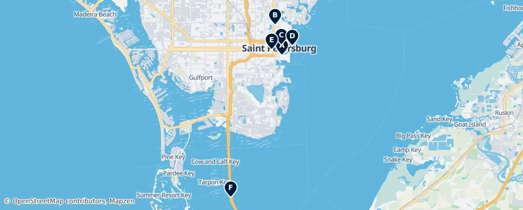 Map of St. Petersburg