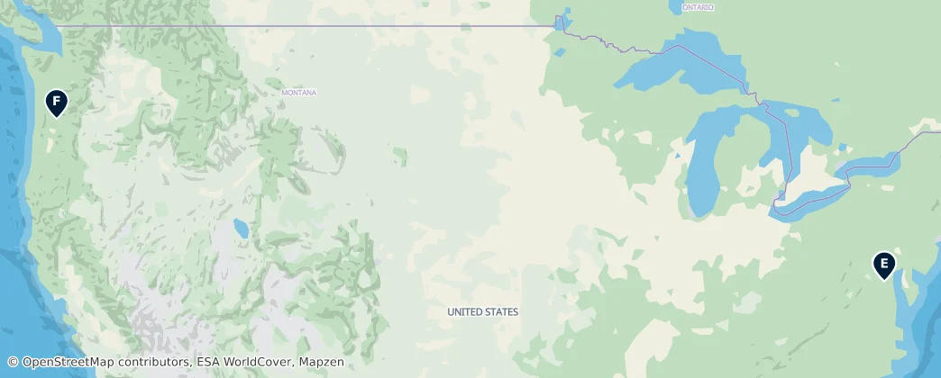 Map of Stati Uniti d'America