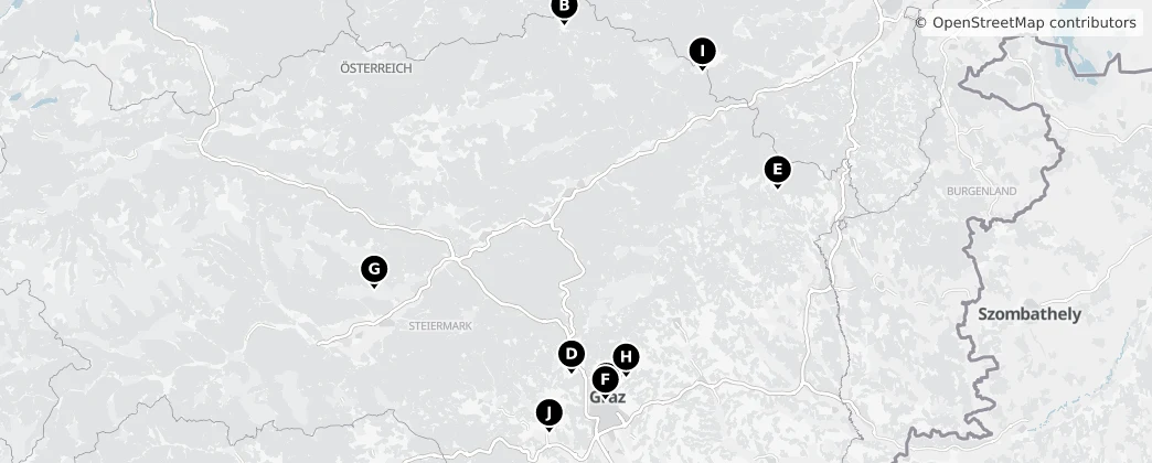 Map of Stiria
