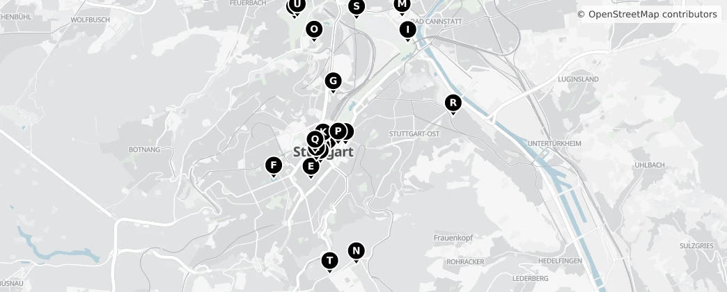 Map of Stoccarda