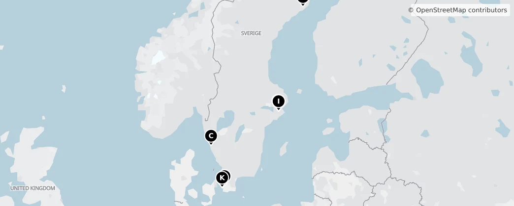 Map of Svezia