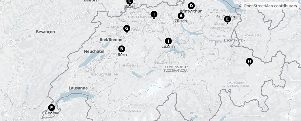 Map of Svizzera