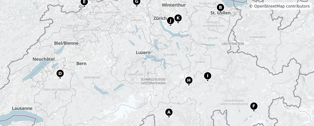 Map of Svizzera