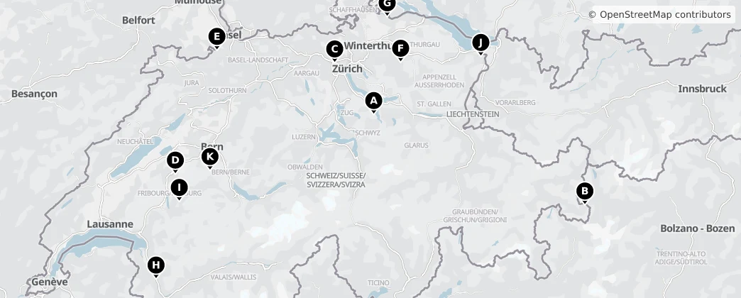 Map of Svizzera