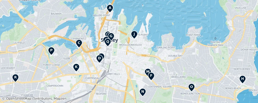 Map of Sydney