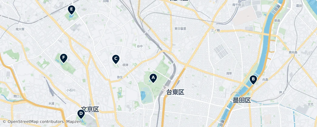 Map of Taito