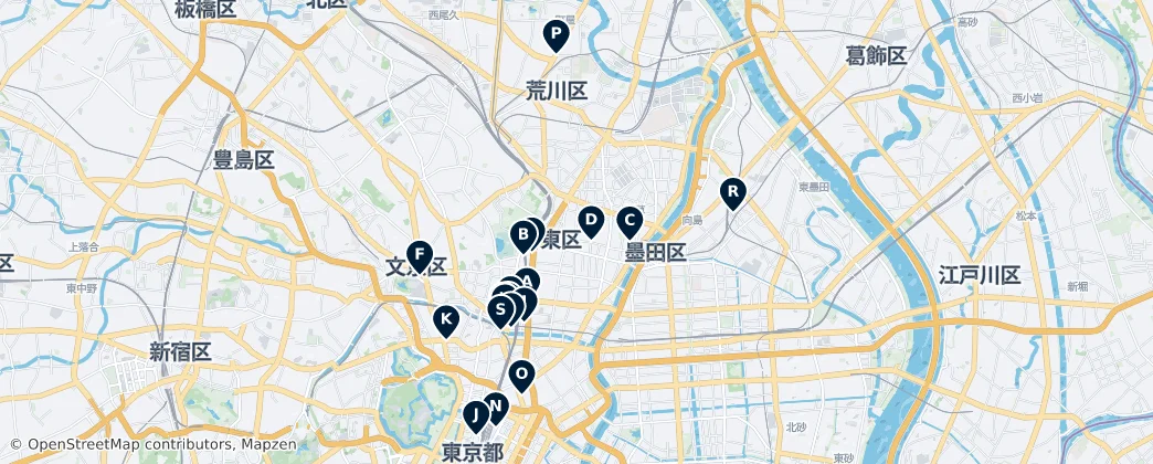 Map of Taito