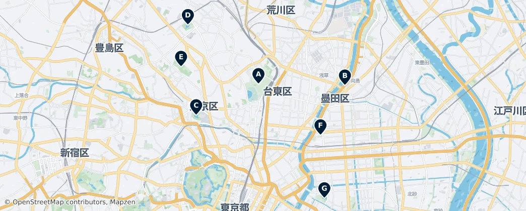 Map of Taito