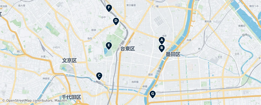 Map of Taito