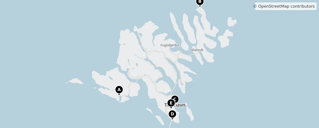 Map of Territorial waters of Faroe Islands