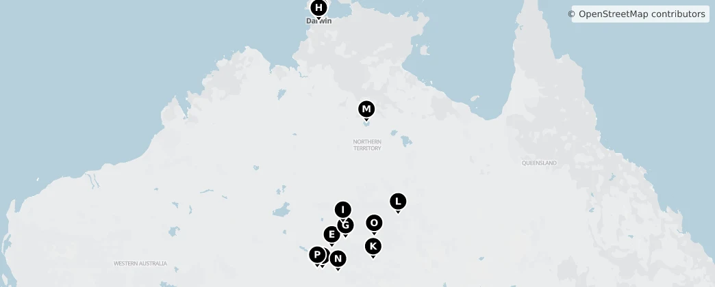 Map of Territorio del Nord