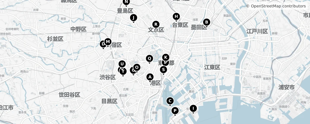 Map of Tokyo