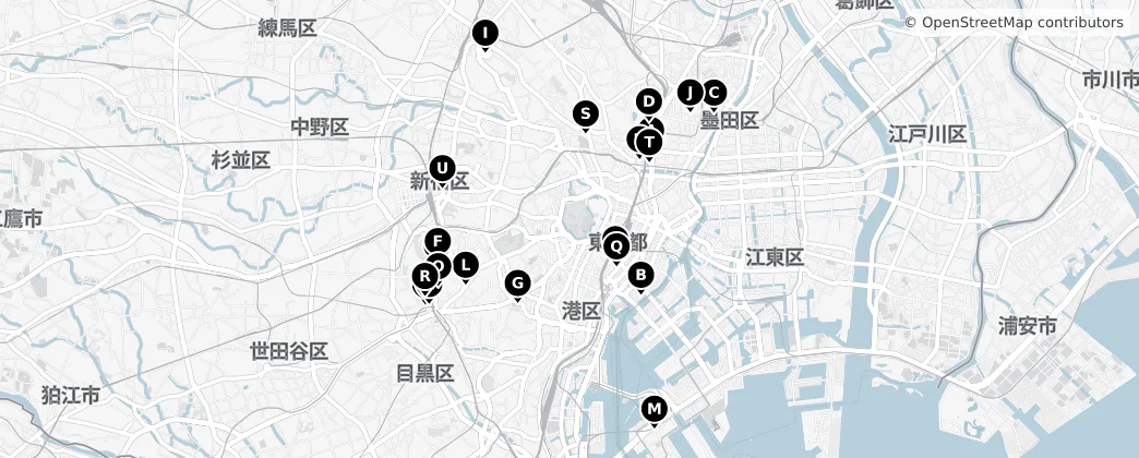 Map of Tokyo