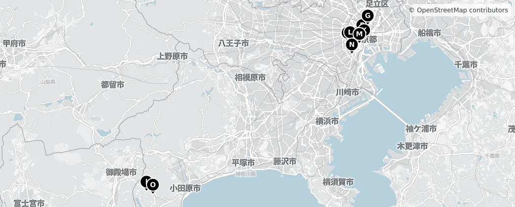 Map of Tokyo