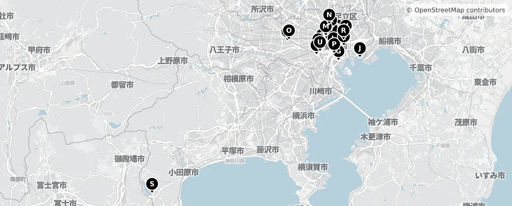 Map of Tokyo