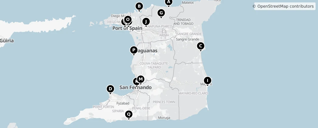 Map of Trinidad