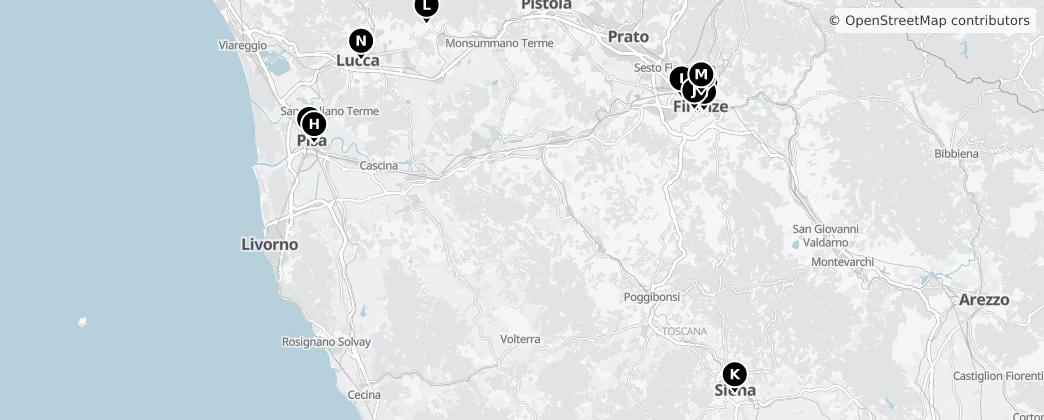 Map of Toscana