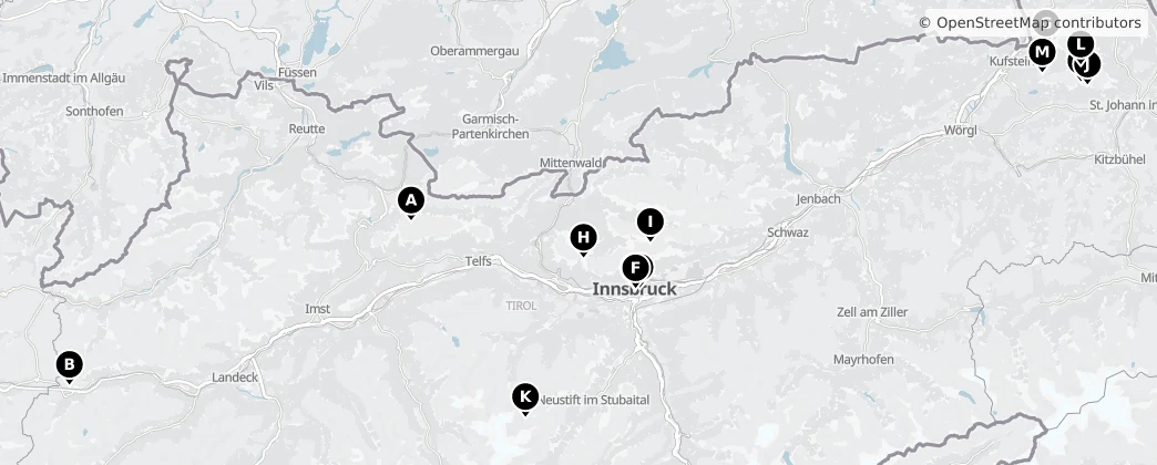 Map of Tirolo