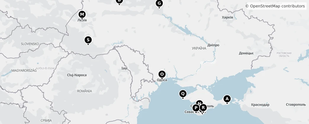 Map of Ucraina