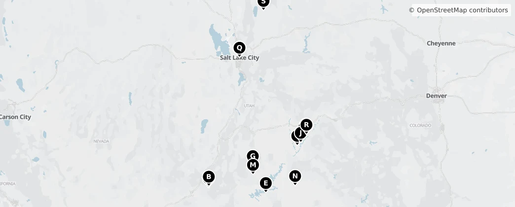 Map of Utah