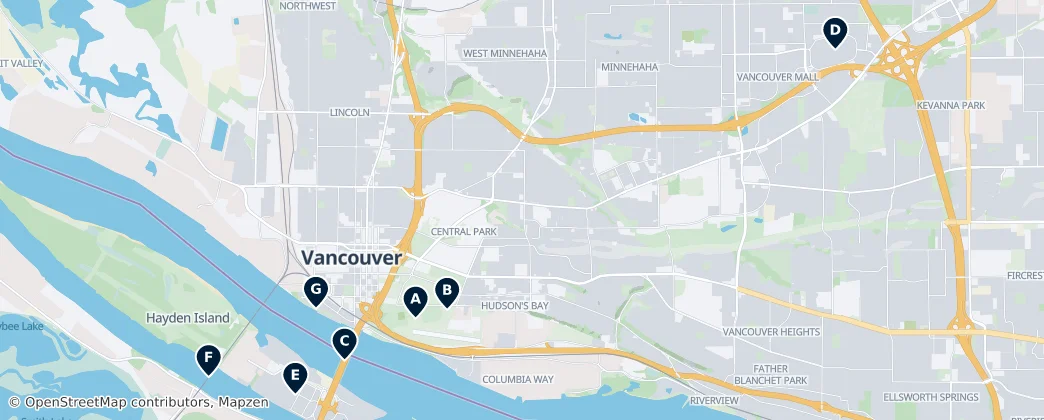 Map of Vancouver