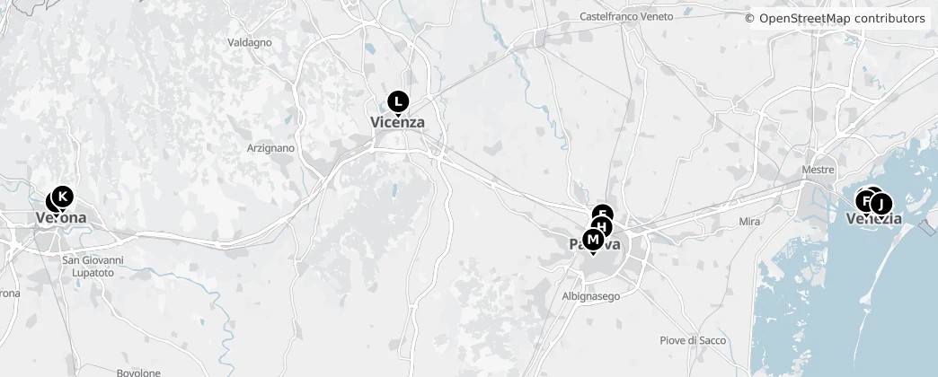 Map of Veneto