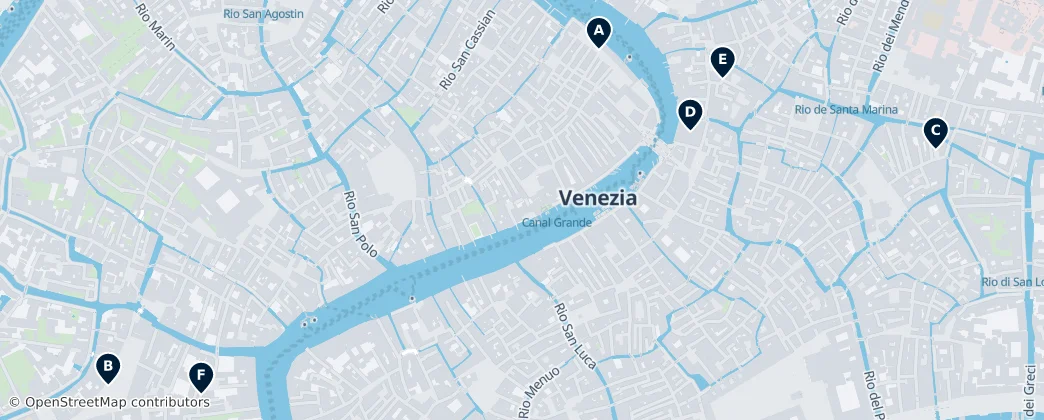 Map of Venezia