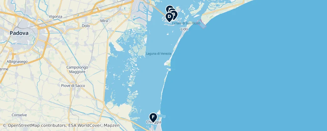Map of Venezia