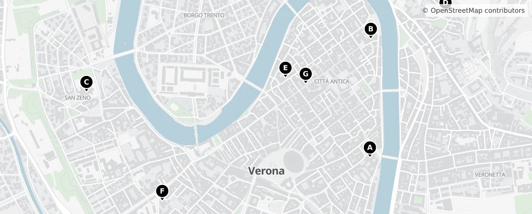 Map of Verona