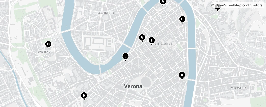 Map of Verona