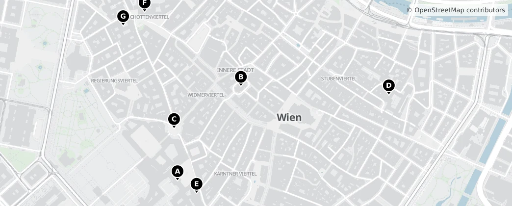 Map of Innere Stadt