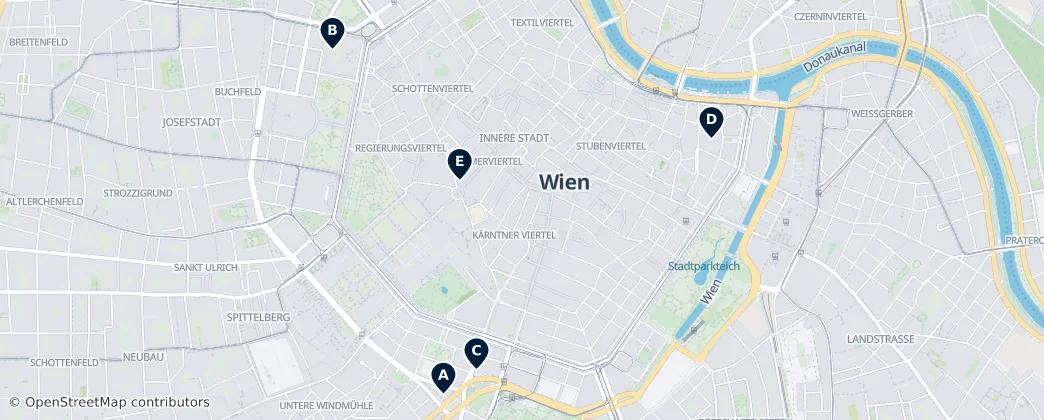 Map of Innere Stadt