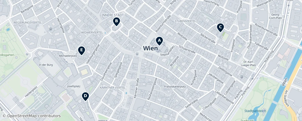 Map of Innere Stadt