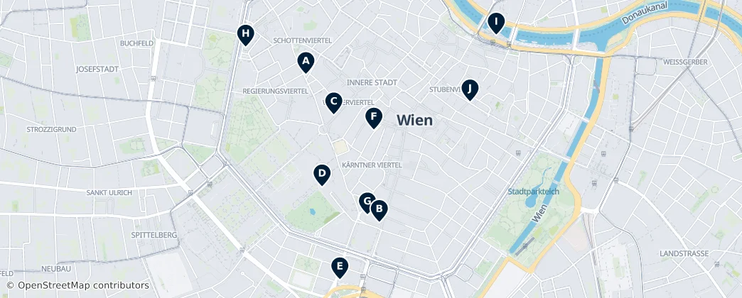 Map of Innere Stadt