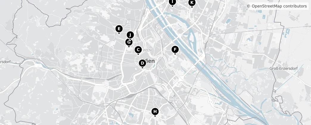 Map of Vienna