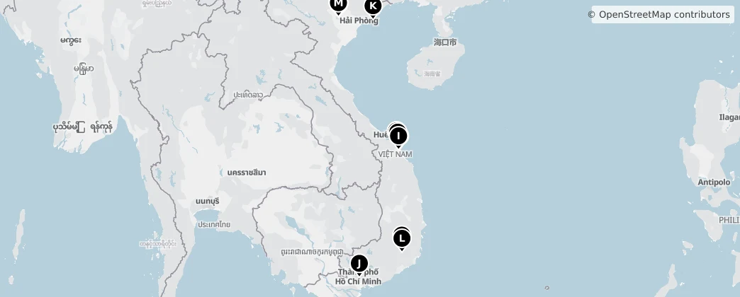 Map of Vietnam