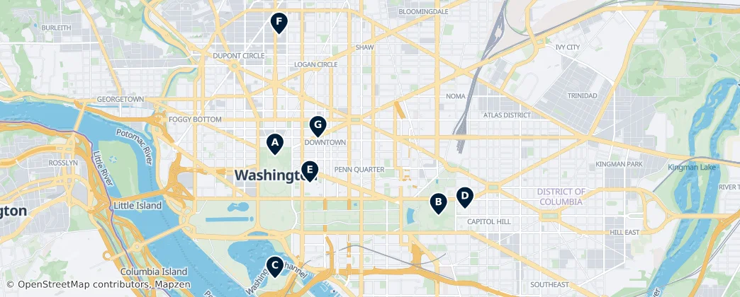 Map of Washington