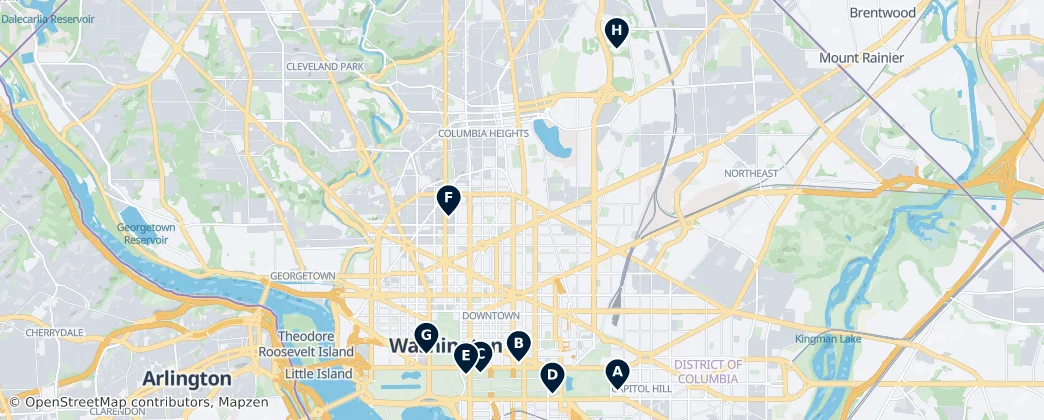 Map of Washington