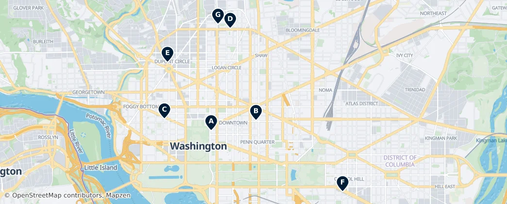 Map of Washington